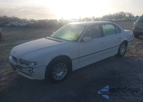 2001 BMW 740Il from USA, damaged, VIN WBAGH83451DP20194
